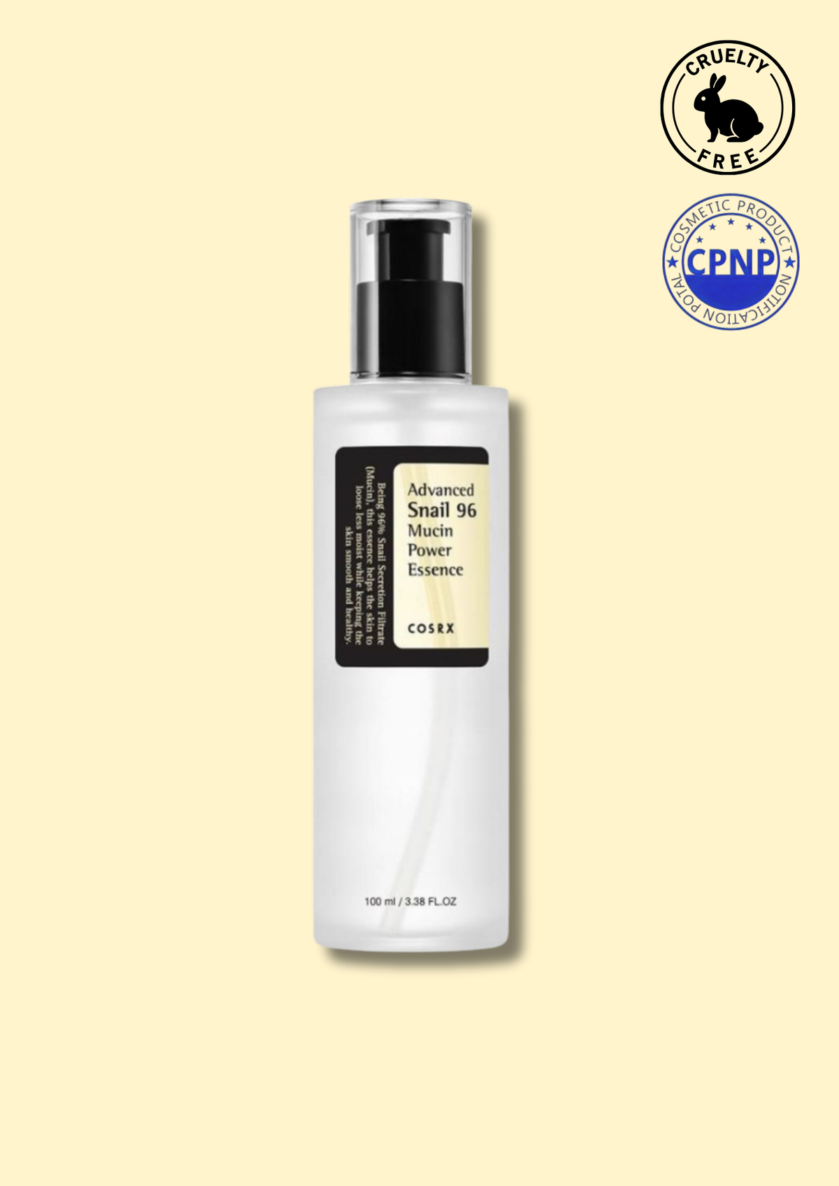 COSRX Advanced Snail 96 Mucin Power Essence 100 ml – Essenza Viso Idratante alla Bava di Lumaca