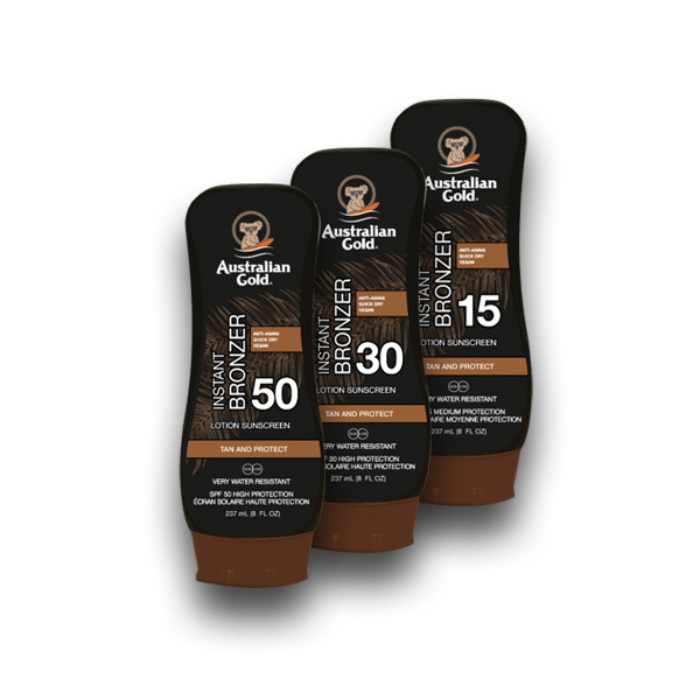 Protezione Solare Lotion con Bronzer 237ml Australian Gold