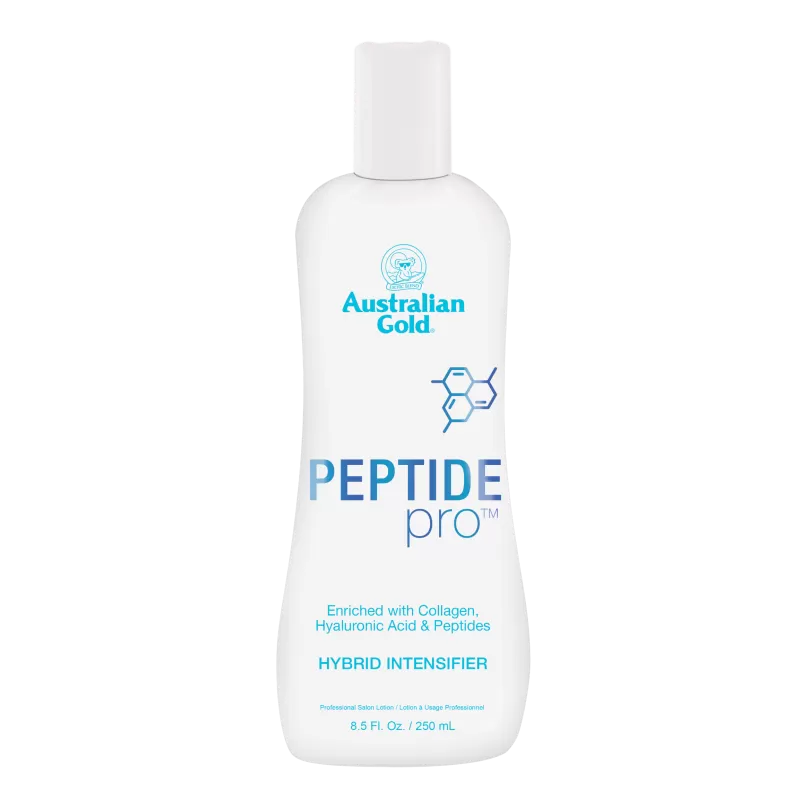 Peptide Pro 250ml – Bräunungsbeschleuniger Anti-Aging 2 in 1 mit Peptiden und Hyaluronsäure - Australian Gold