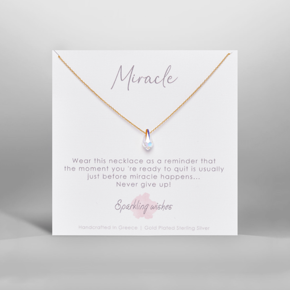 ✨ Collana Miracle – Una Goccia di Speranza da Portare Vicino al Cuore