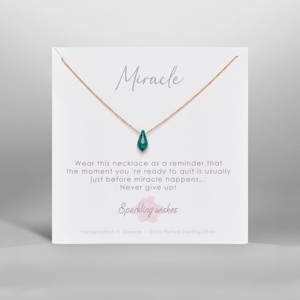 ✨ Collana Miracle – Una Goccia di Speranza da Portare Vicino al Cuore