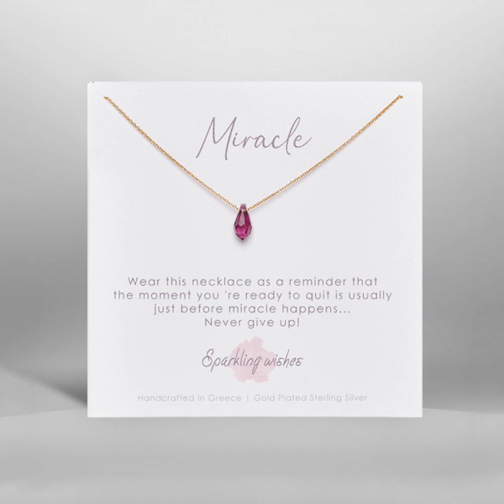 ✨ Collana Miracle – Una Goccia di Speranza da Portare Vicino al Cuore