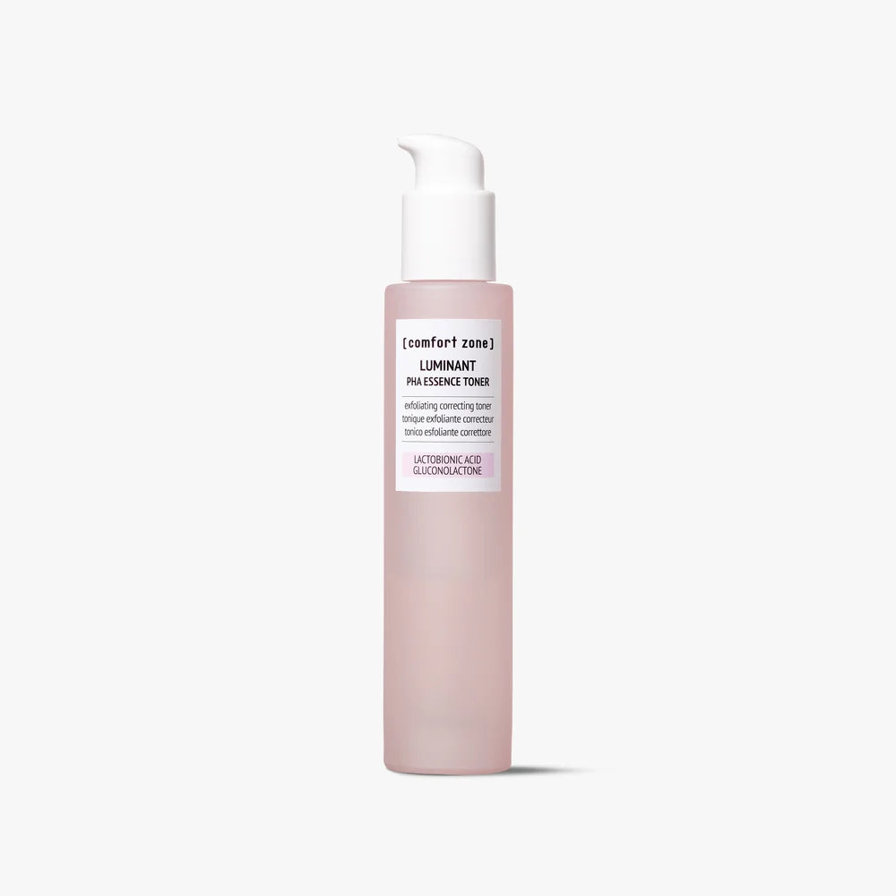 Luminant PHA Essence Toner Comfort Zone per la routine viso contro macchie e discromie