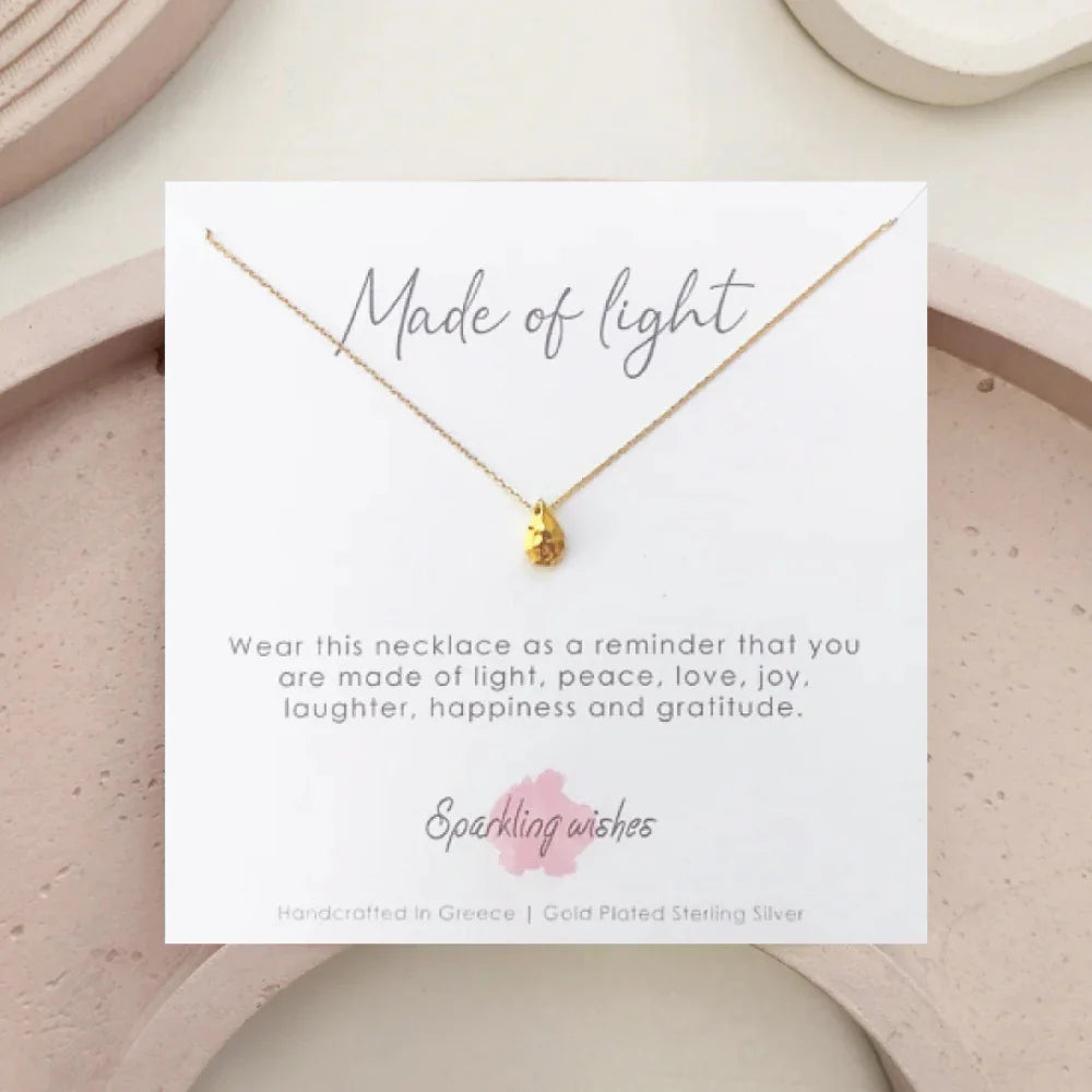 ✨ Made of Light – Halskette aus 925er Silber, die Ihren Stil erhellt | Sparkling Wishes