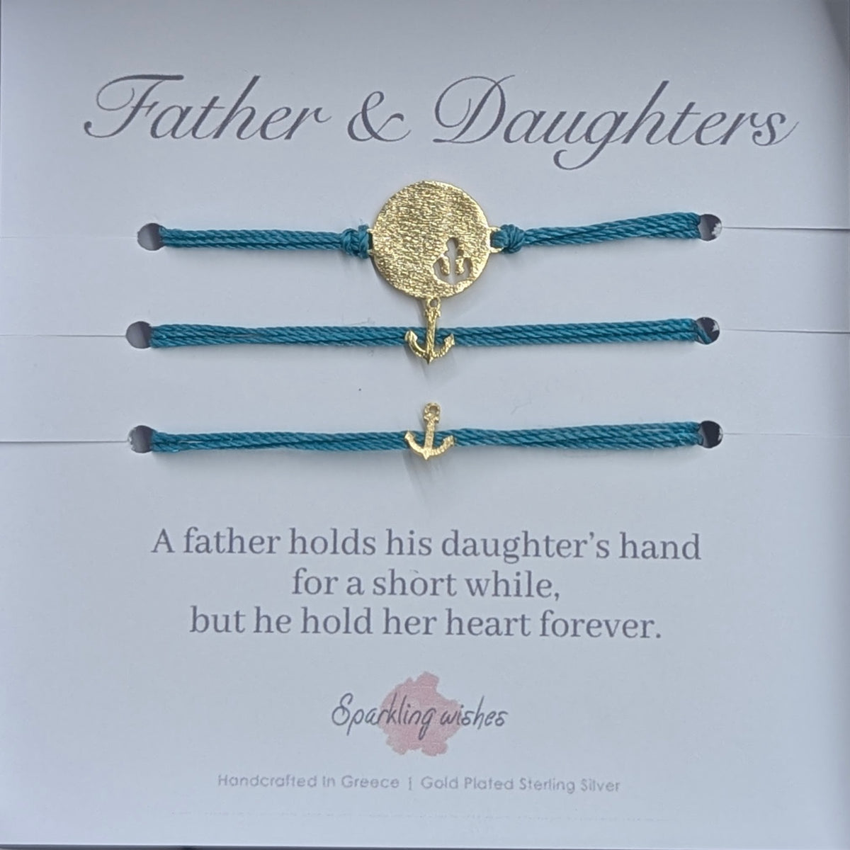 Father and Daughters bracelet set