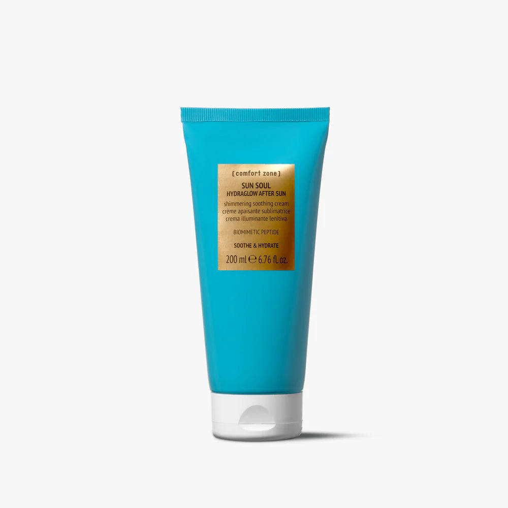 Sun Soul Hydraglow After Sun 200ml – Doposole Illuminante Lenitivo con Peptide Biomimetico e Oli Nutrienti - Comfort Zone