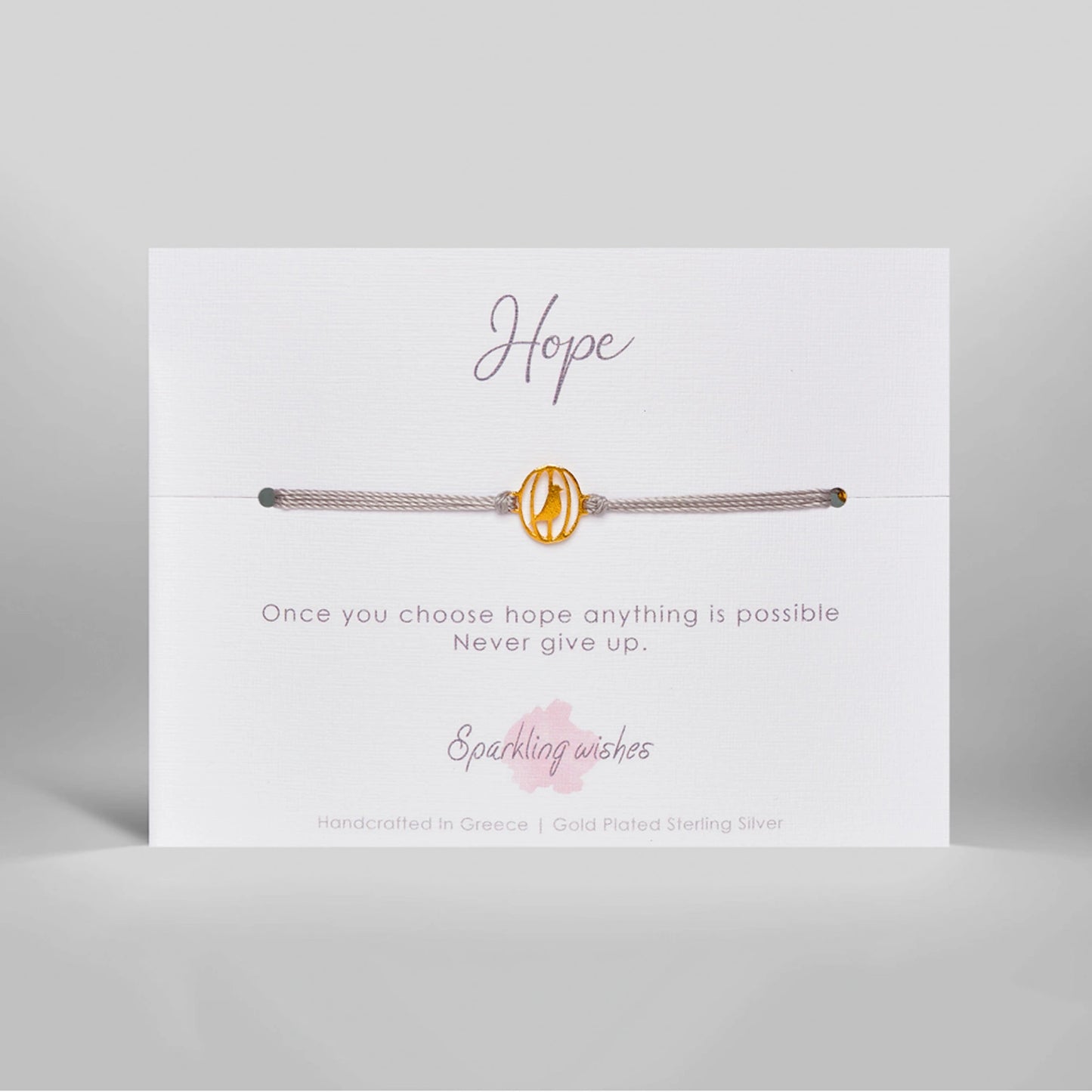 bracciale hope non arrenderti mai