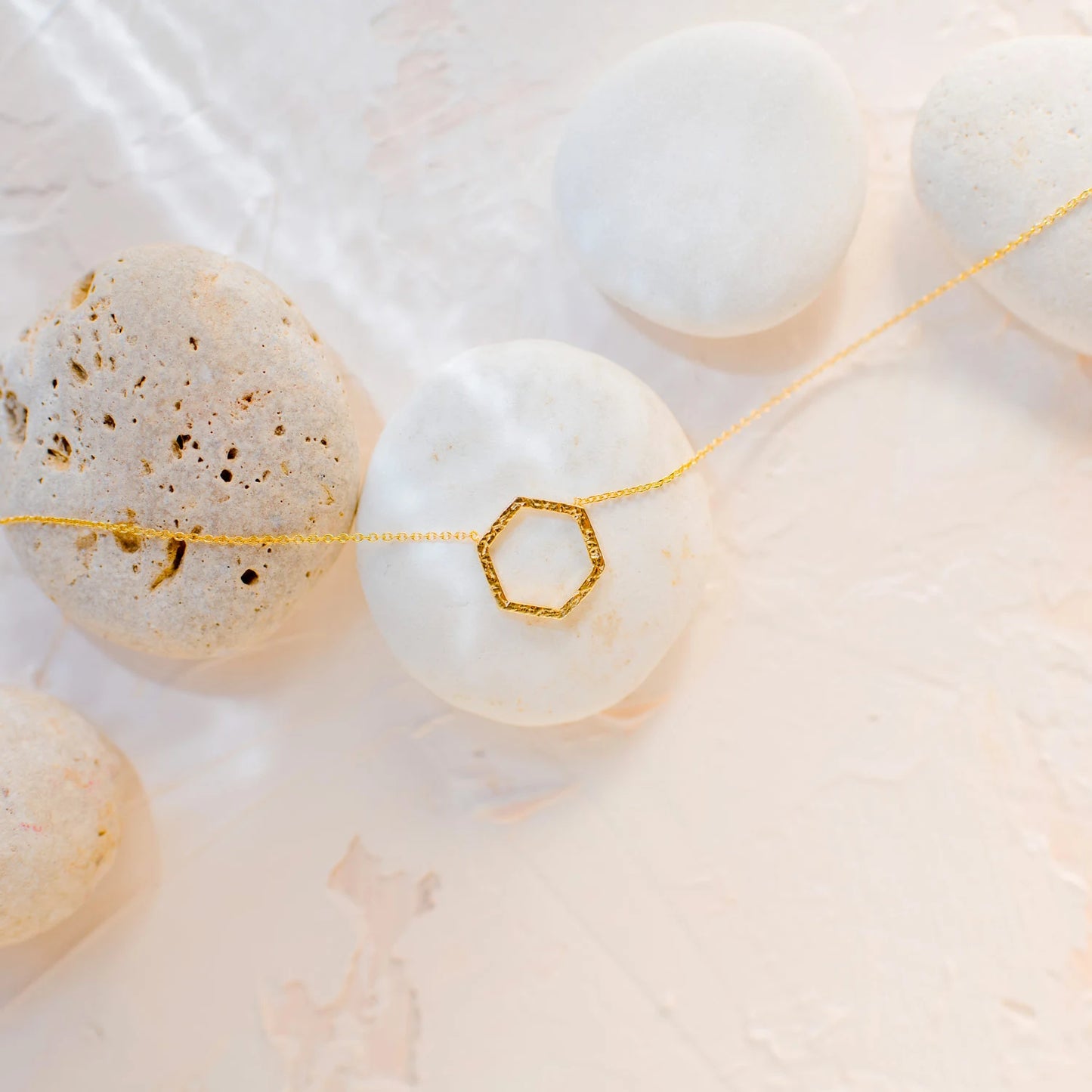 collana esagonale life lines sparkling wishes
