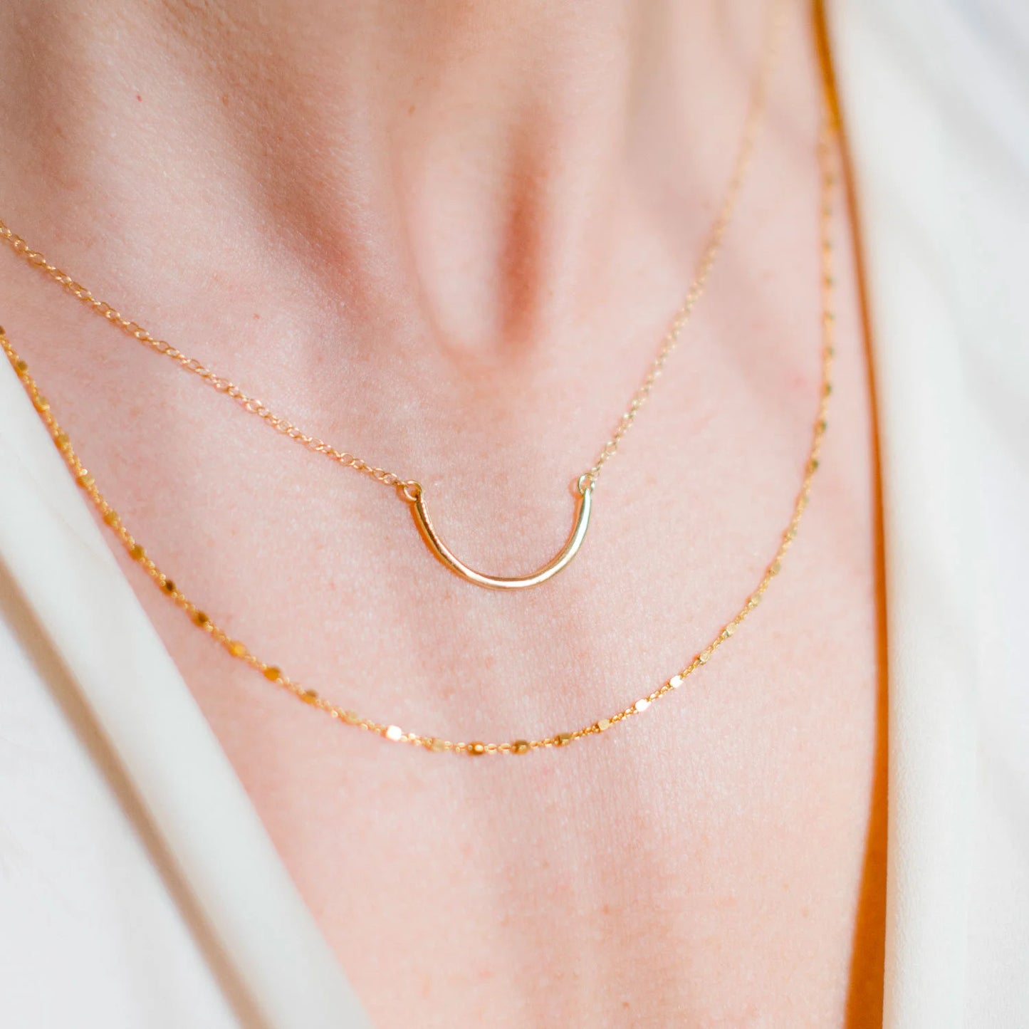 collana geometrica semicerchi endless circle