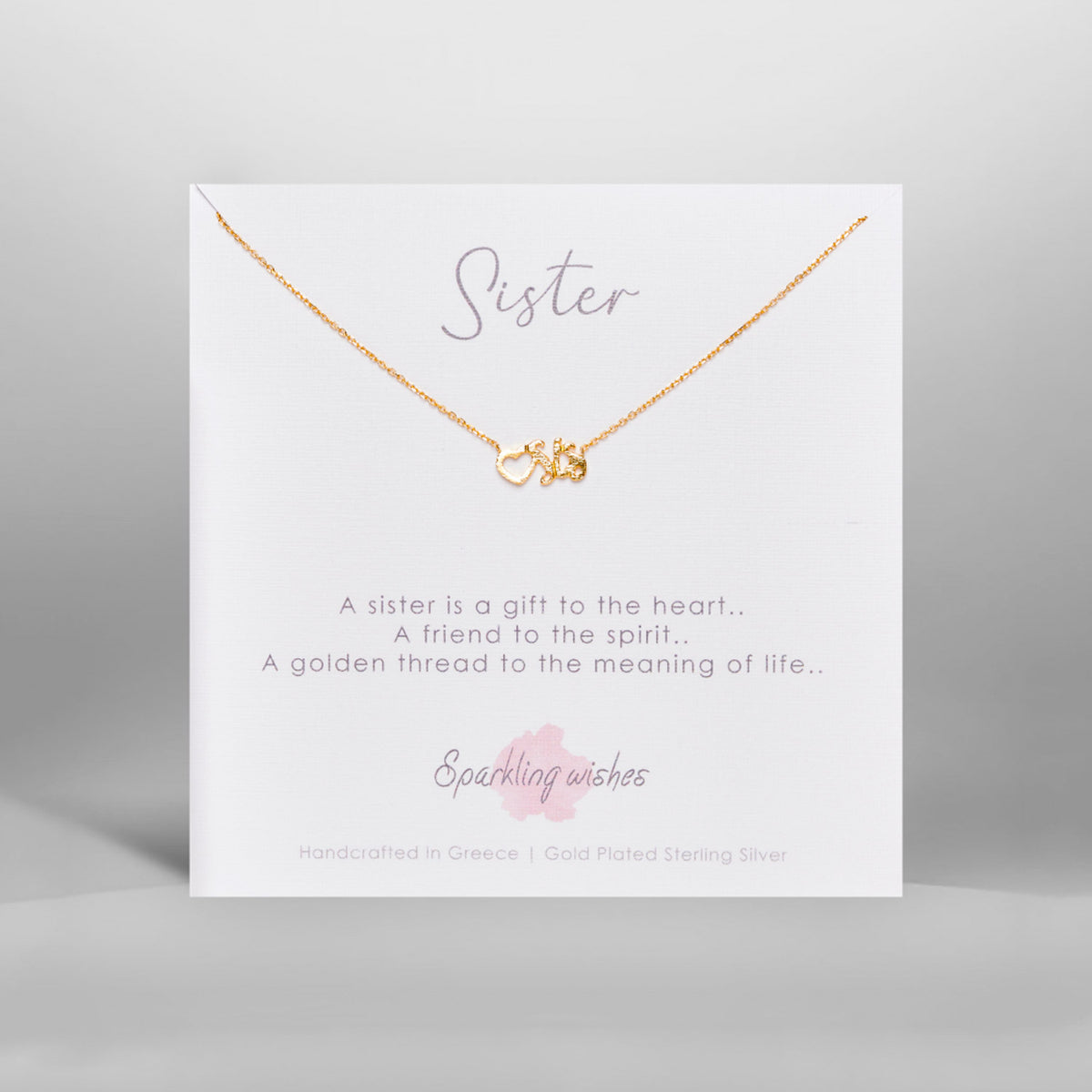 collana Sister idea regalo sorella Sparkling Wishes