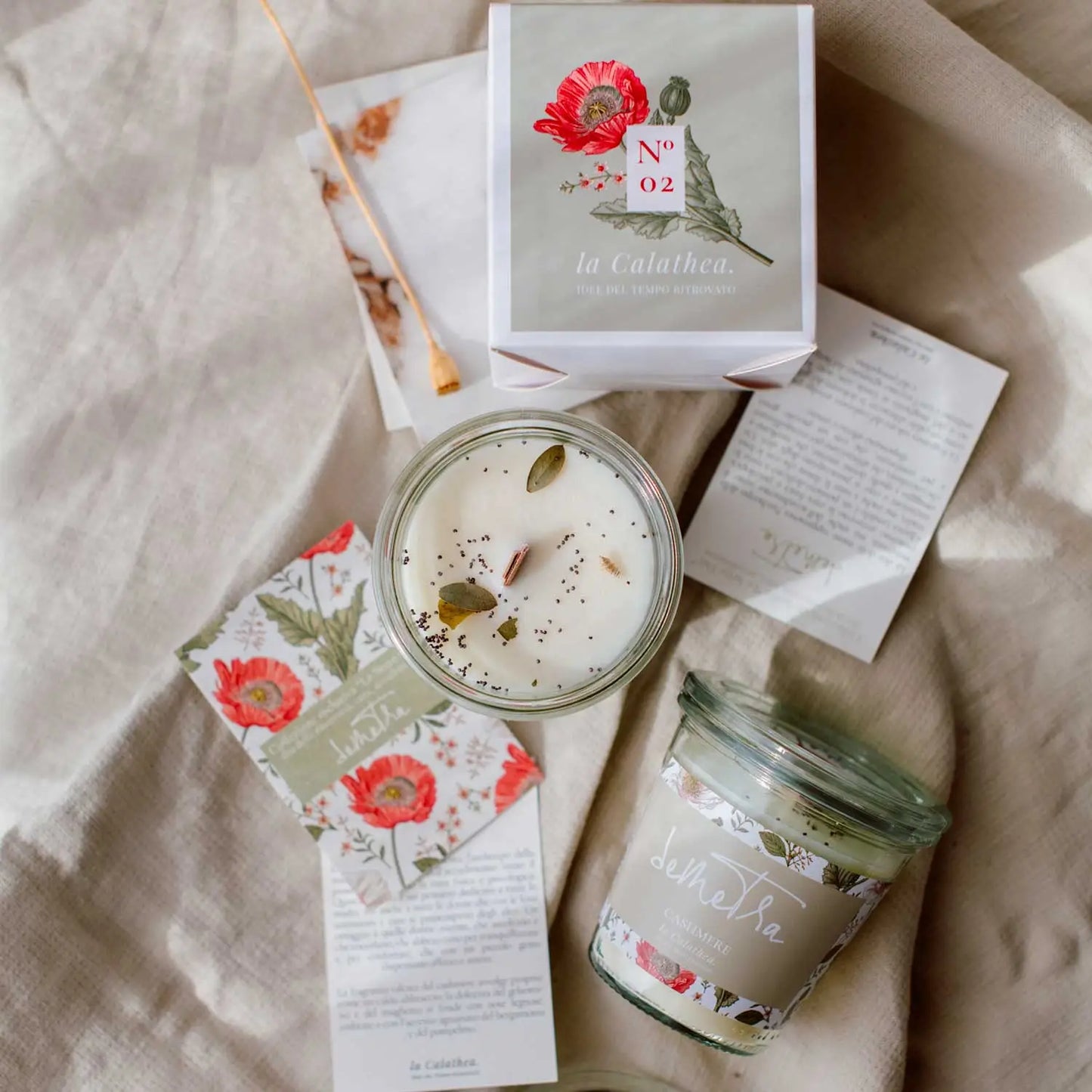 regalo per la mamma candela di soia artigianale