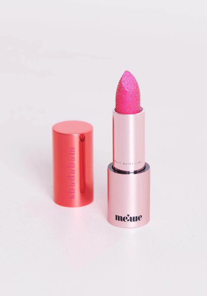rossetto matte fucsia con glitter mewe