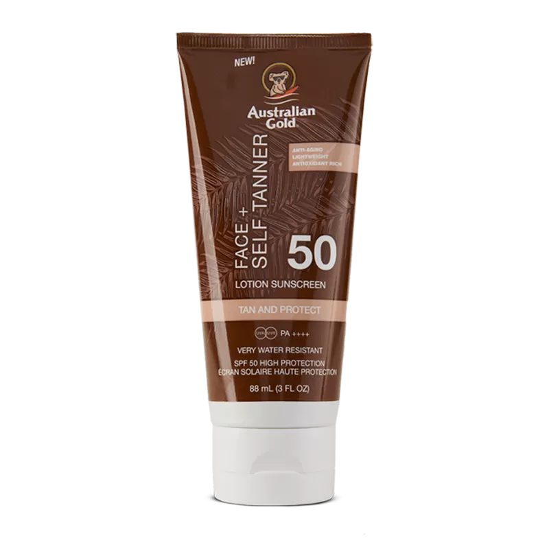 Protezione Viso Spf 50 Self Tanner Lotion - Australian Gold