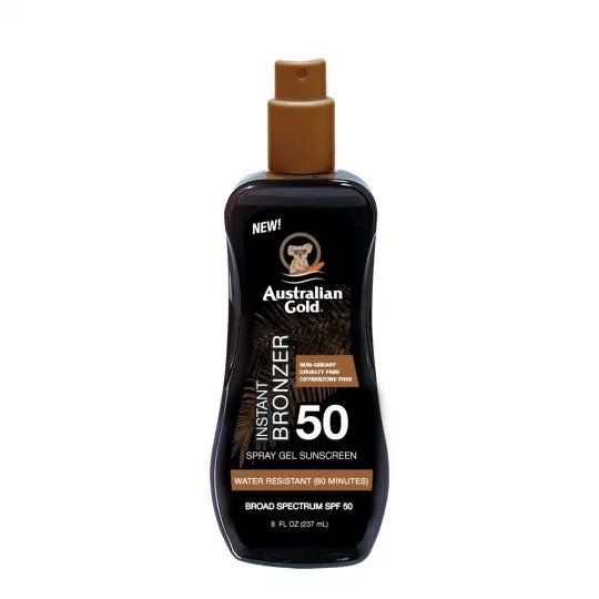 Protezione Solare Spray Gels con effetto bronze 237ml Australian Gold