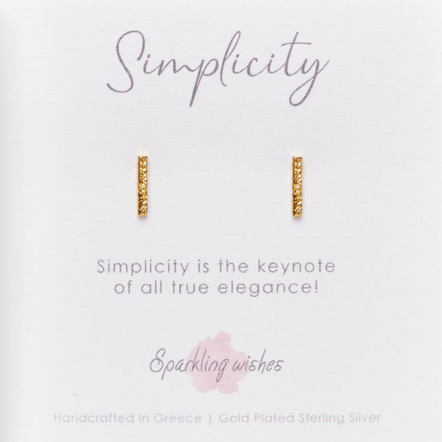 Orecchini Simplicity Bars