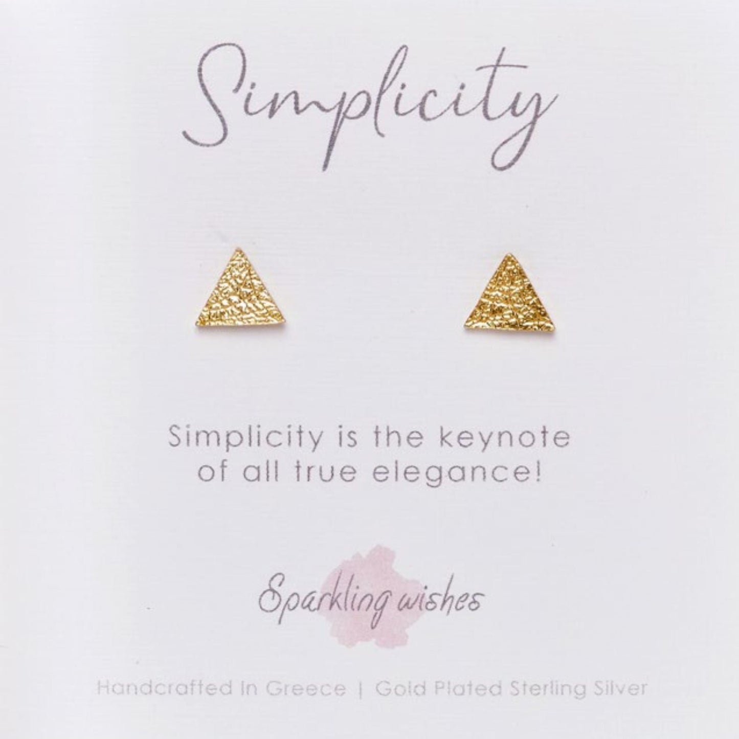 Orecchini Simplicity Triangle
