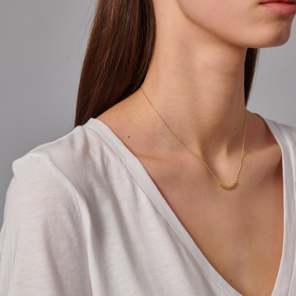 Collana in argento Sparkling Wishes Italia