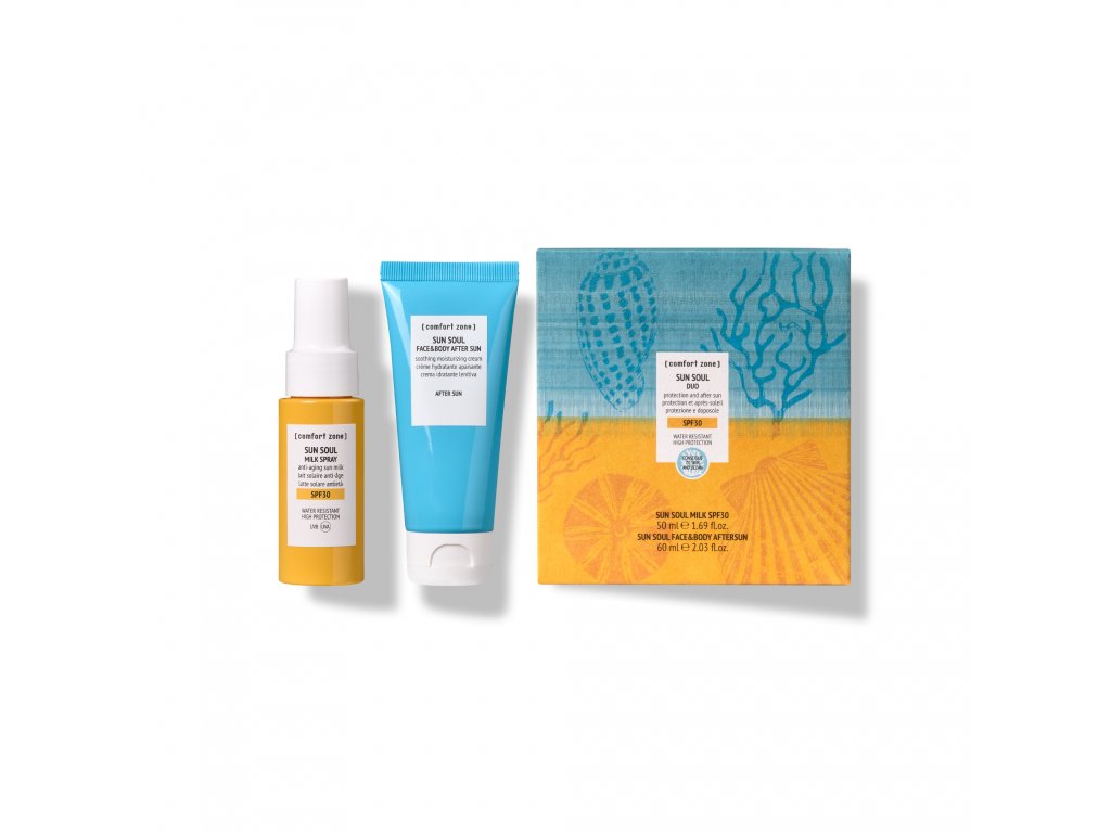 Sun Soul Duo Milk Spray Spf 30 + Face & Body Aftersun Comfort Zone