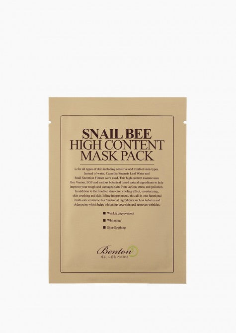 SNAIL BEE HIGH CONTENT MASK PACK