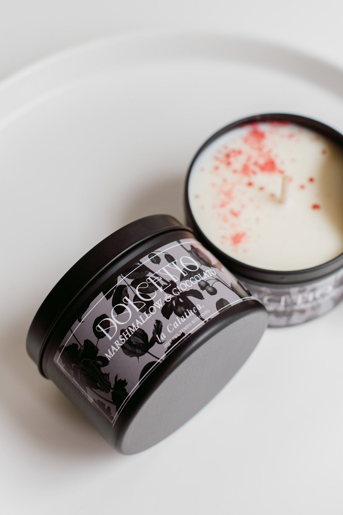 Candela “Dolcetto” | La Calathea – Profumo dolce e avvolgente in cera di soia naturale