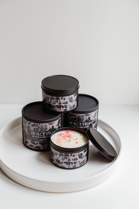 Candela “Dolcetto” | La Calathea – Profumo dolce e avvolgente in cera di soia naturale