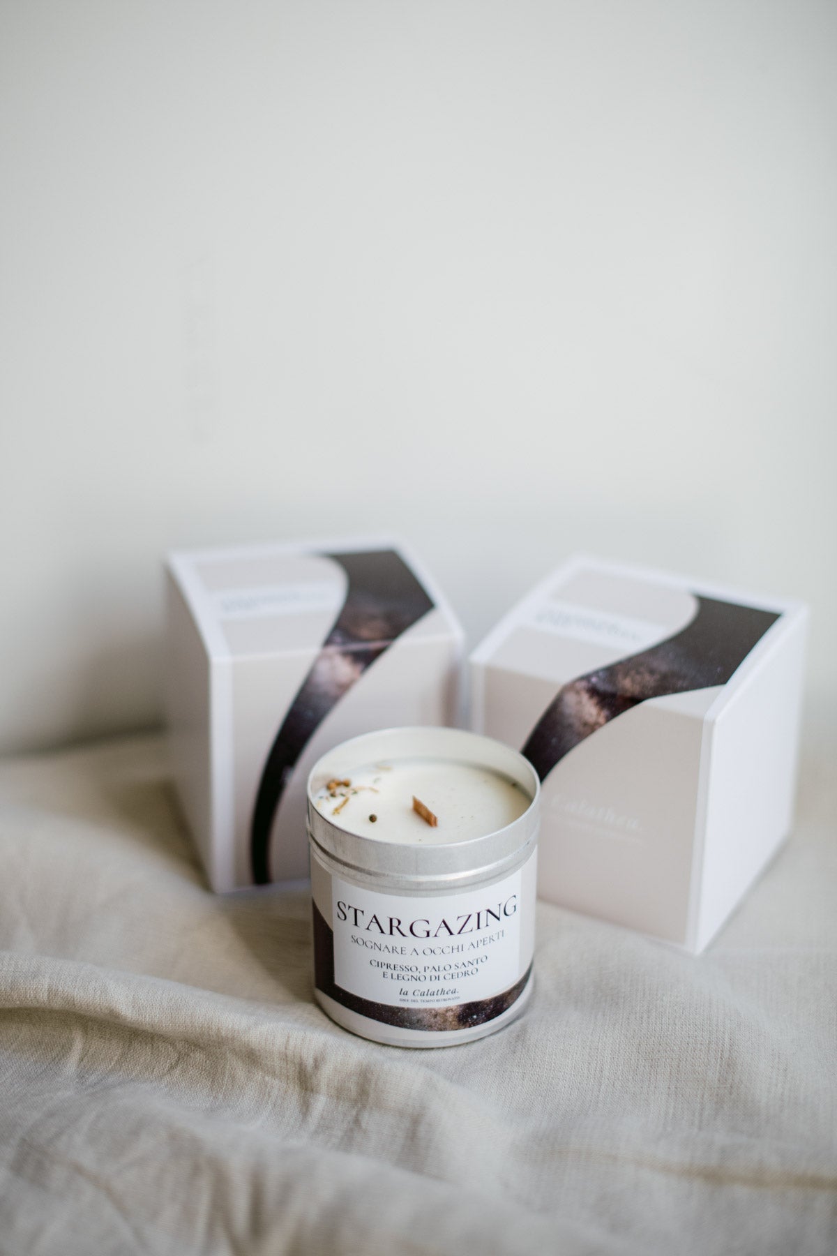 Stargazing GIORNO – Candela profumata in cera di soia - La Calathea