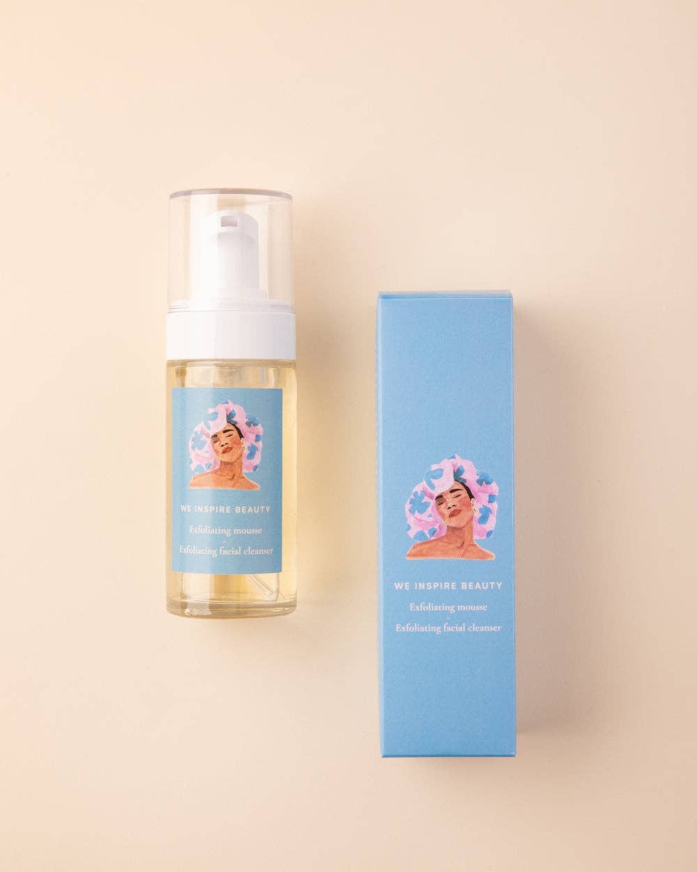 Mousse detergente viso