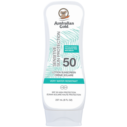 Sensitive Protezione Solare Bambini e Pelli Sensibili Spf50 – Crema Solare Delicata Ipoallergenica Senza Profumo - Australian Gold