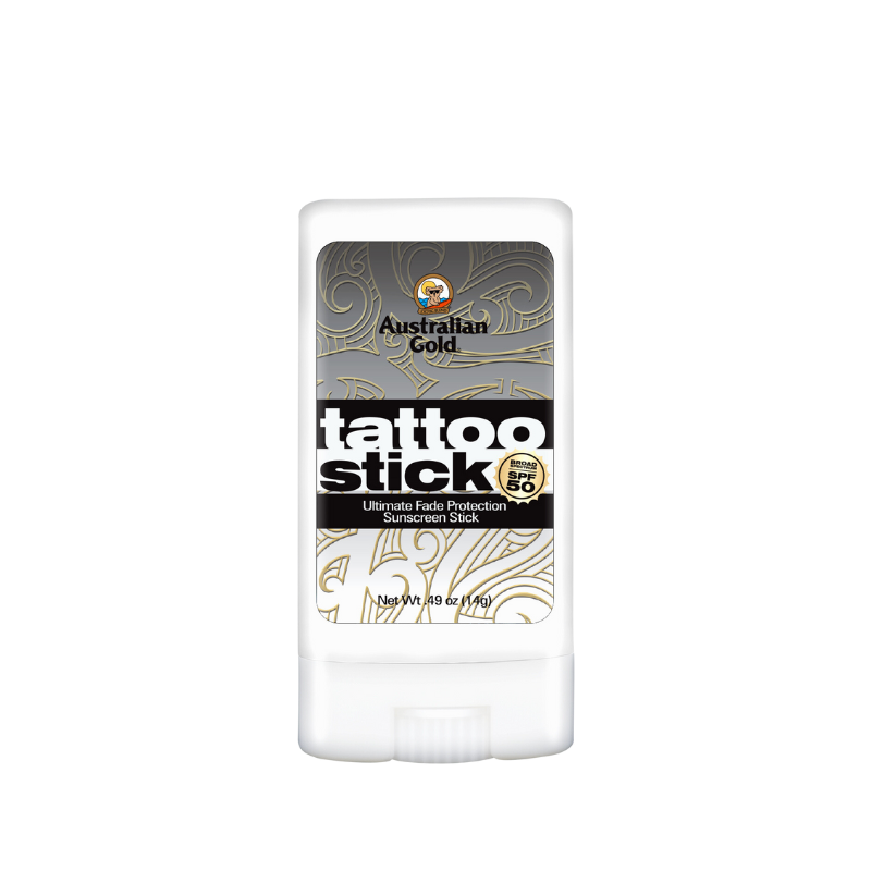 Tattoo Stick SPF 50+ – Protezione Solare per Tatuaggi con Aloe, Jojoba e Cocco - Australian Gold