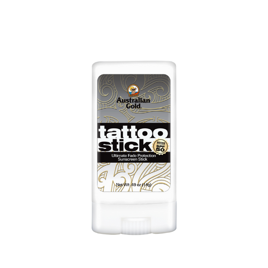 Tattoo Stick SPF 50+ – Protezione Solare per Tatuaggi con Aloe, Jojoba e Cocco - Australian Gold