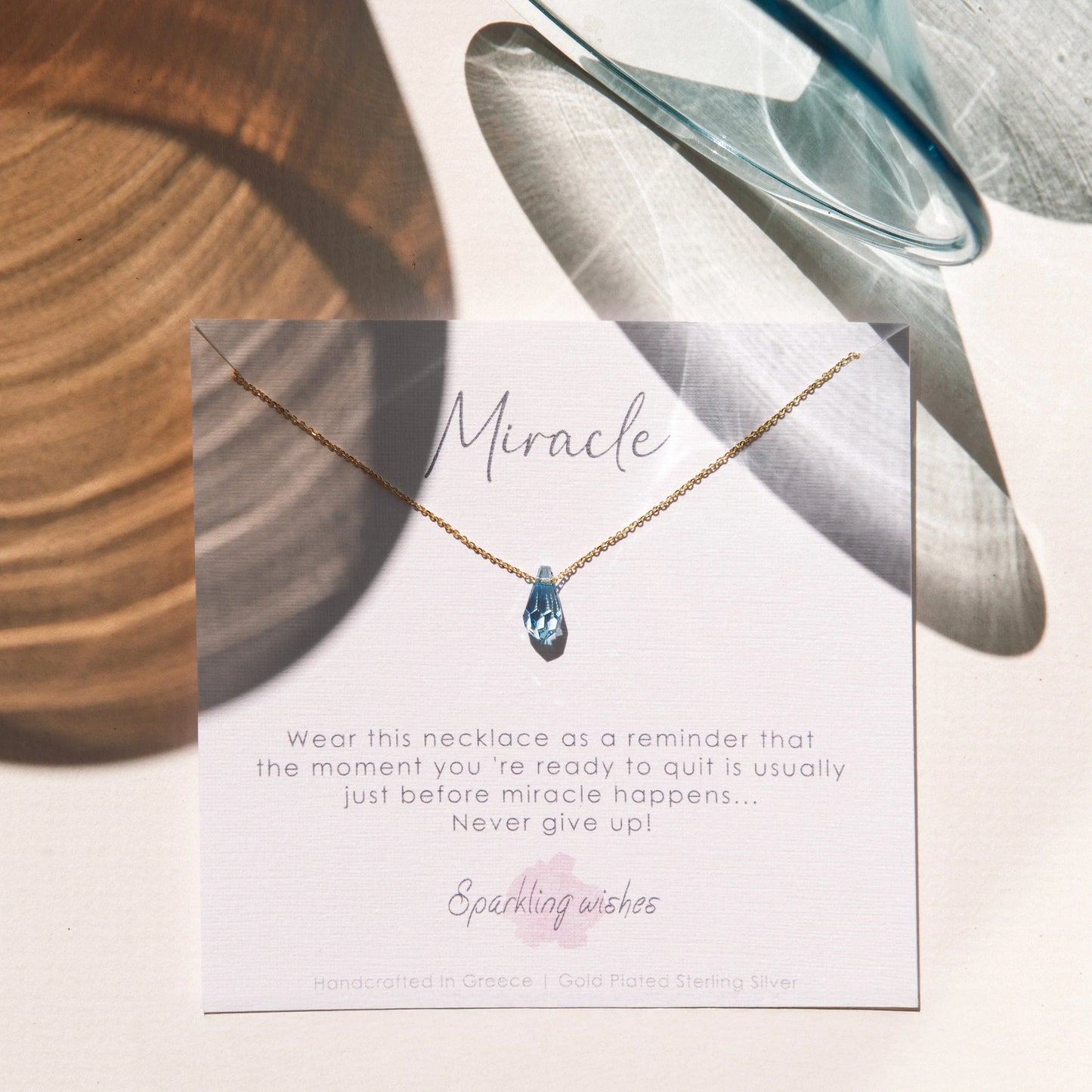 ✨ Collana Miracle – Una Goccia di Speranza da Portare Vicino al Cuore