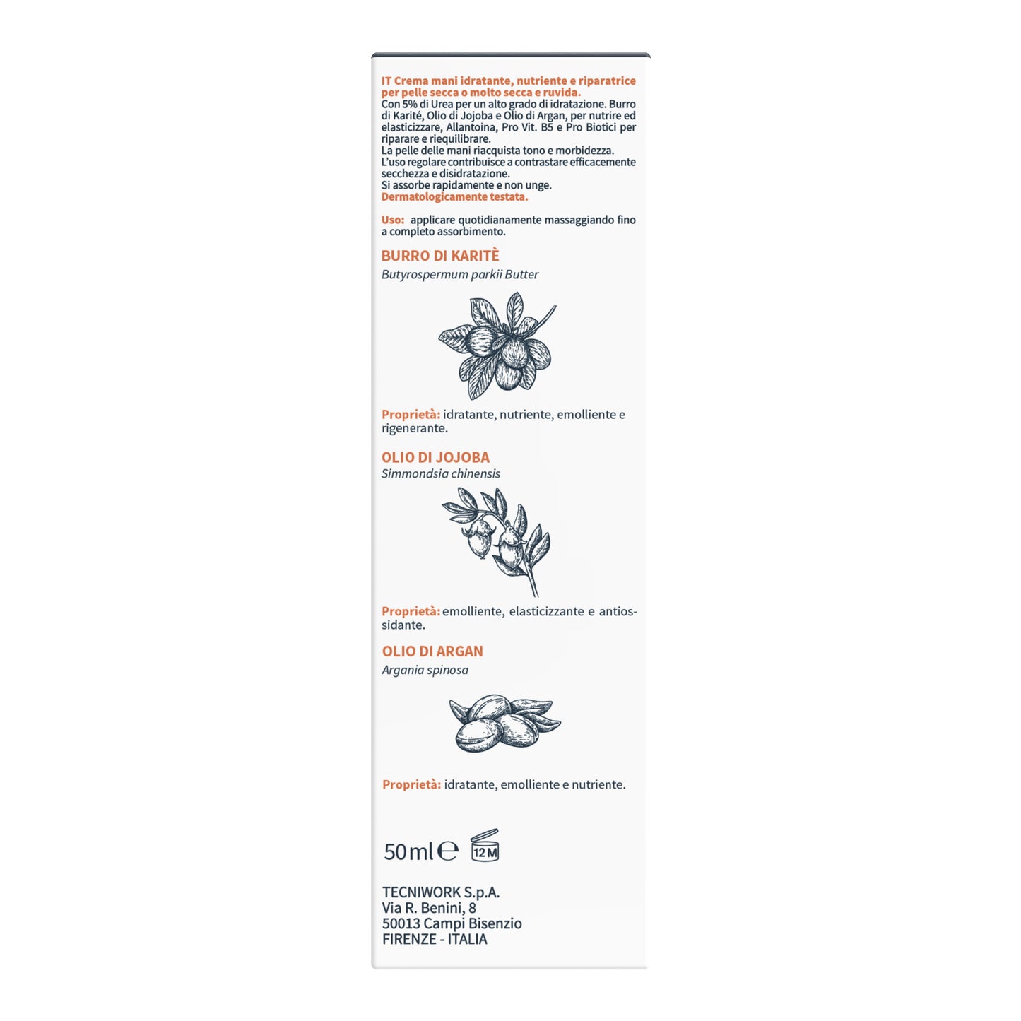 Reparierende Handcreme 50 ml – Tecniwork