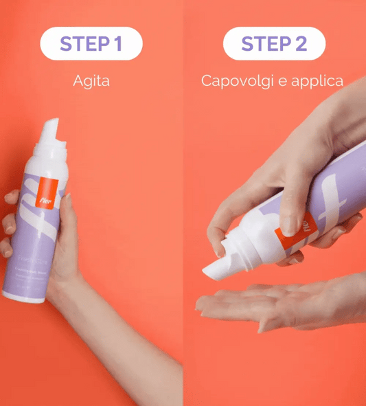 Fler Fresh Glow Knisternde Körper-Mousse – Feuchtigkeitsspendende und aufhellende Körper-Mousse mit Glow-Effekt und erfrischender Wirkung (150 ml)