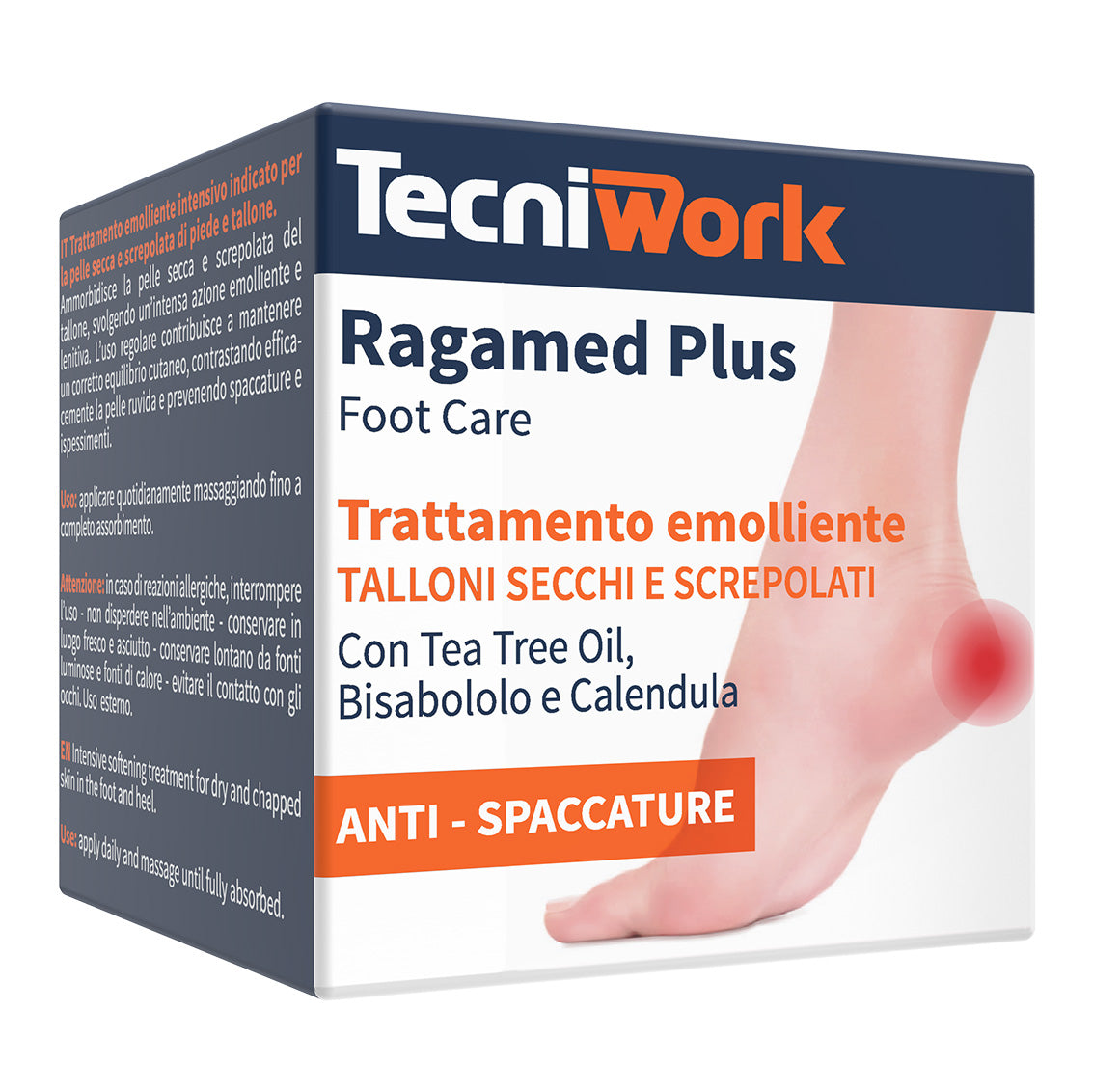Ragamed Plus – Weichmachende Fersenpflege (75 ml) / TecniWork