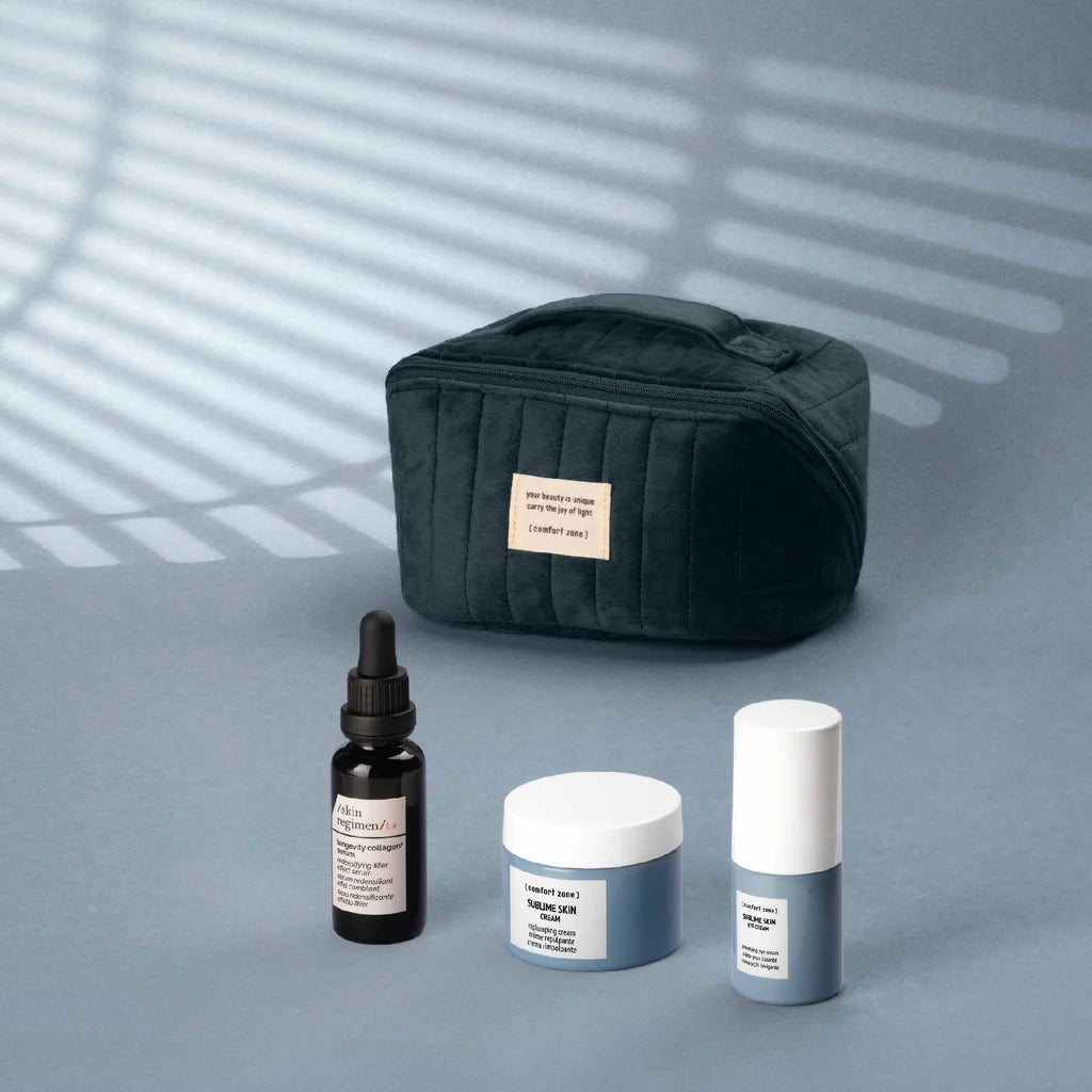 The Timeless Beauty Ritual Comfort Zone con Longevity Collagen+ Serum e creme Sublime Skin