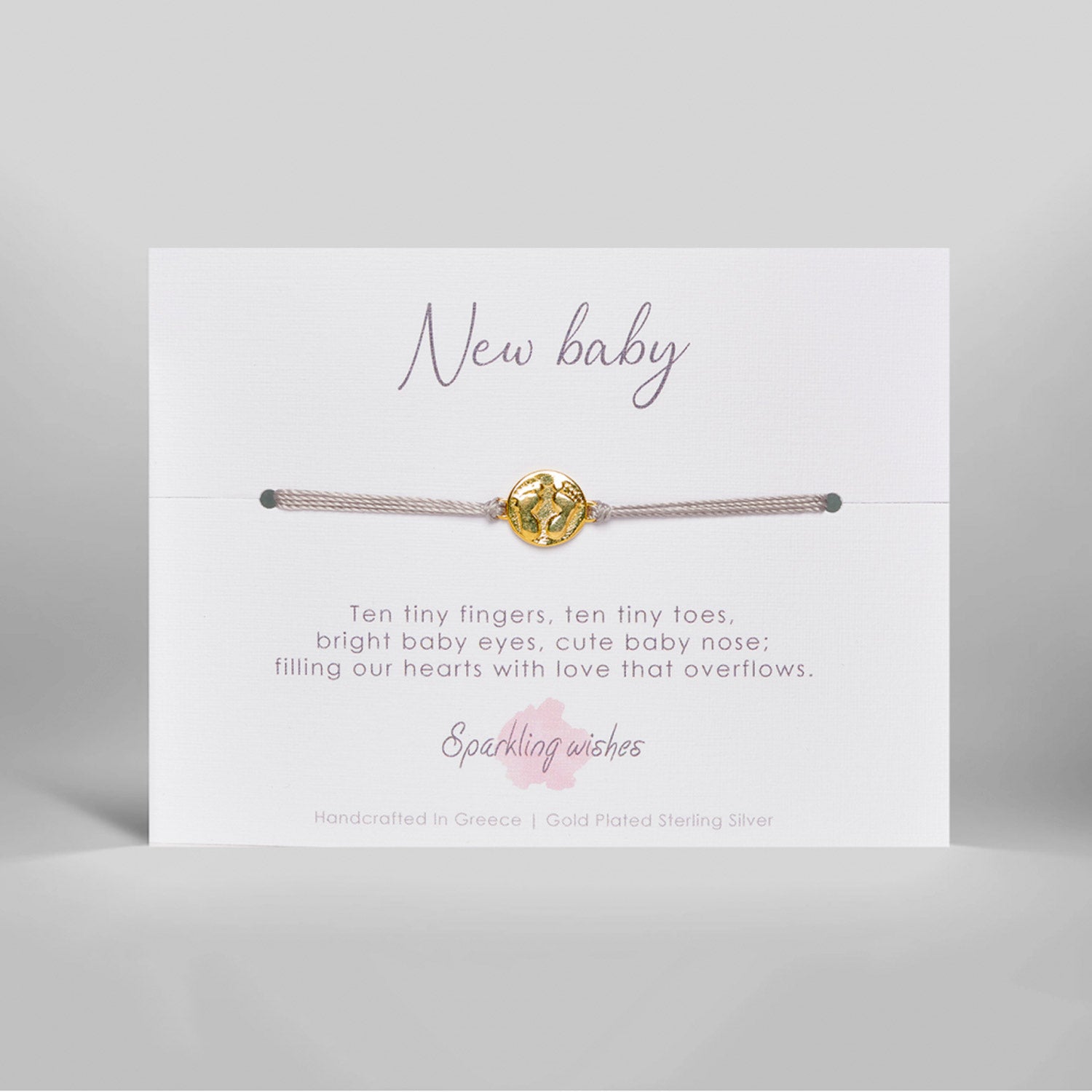 bracciale new baby in argento sparkling wishes