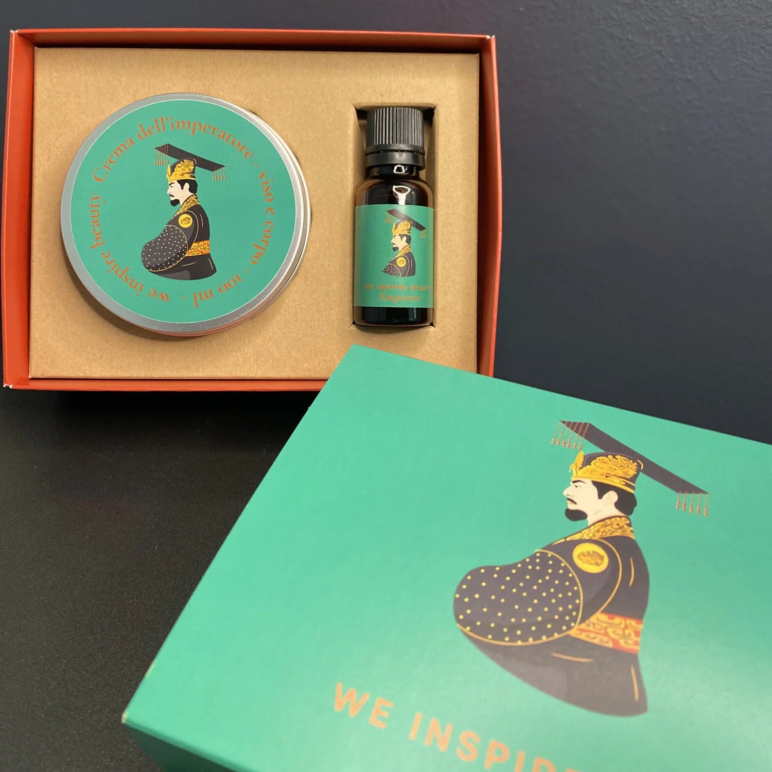 cofanetto regalo uomo con crema e profumo