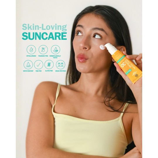 Daily Facial Serum SPF 30 50ml – Siero Viso Idratante con Acido Ialuronico e Vitamina C - Australian Gold