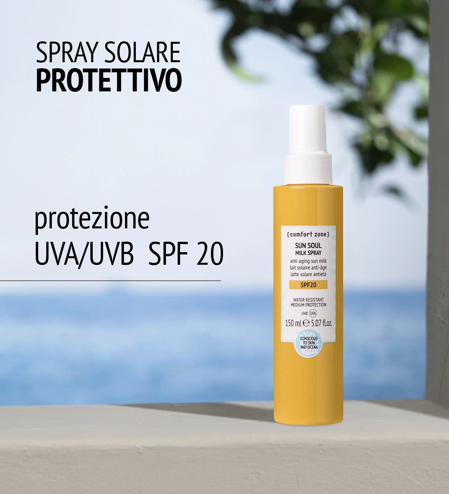 Sun Soul Milk Spray Spf 20 150ml Comfort Zone