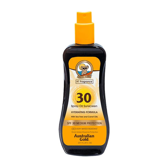 Protezione Solare Spray Oil Spf 30 con olio di carota 237ml Australian Gold