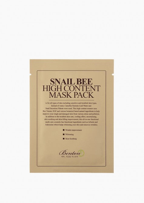 SNAIL BEE HIGH CONTENT MASK PACK